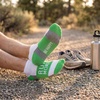 Gone For a Run Motivational Ankle Running Socks – Affirmation Runners Gifts(Run More (Lime))