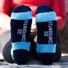 Gone For a Run Motivational Ankle Running Socks – Affirmation Runners Gifts(Slay the Day)