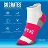 Gone For a Run Motivational Ankle Running Socks – Affirmation Runners Gifts(Sparkle (Fuschia))