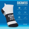 Gone For a Run Motivational Ankle Running Socks – Affirmation Runners Gifts(Trust in the Lord (Black))