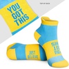 Gone For a Run Motivational Ankle Running Socks – Affirmation Runners Gifts(You Got This)