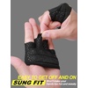 KUTOOK Weight Lifting Gloves for Women Gym Workout Gloves with Palm Protection & Extra Grip Breathable Exercise Gloves for Men Fitness(Black)