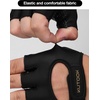 KUTOOK Weight Lifting Gloves for Women Gym Workout Gloves with Palm Protection & Extra Grip Breathable Exercise Gloves for Men Fitness(Black02)
