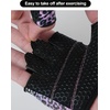 KUTOOK Weight Lifting Gloves for Women Gym Workout Gloves with Palm Protection & Extra Grip Breathable Exercise Gloves for Men Fitness(Pink & Purple Leopard 02)