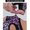KUTOOK Weight Lifting Gloves for Women Gym Workout Gloves with Palm Protection & Extra Grip Breathable Exercise Gloves for Men Fitness(Pink & Purple Leopard 02)