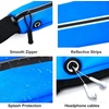 Running Belt Fanny Pack Men and Women Slim Running Bag Money Belt(Bright Blue)