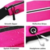Running Belt Fanny Pack Men and Women Slim Running Bag Money Belt(Bright Red)