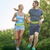 Running Belt Fanny Pack Men and Women Slim Running Bag Money Belt(Kelly Green)