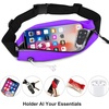 Running Belt Fanny Pack Men and Women Slim Running Bag Money Belt(Purple)