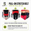Running Belt, Money Belt, 4-Pocket Phone Holder with Zipper(Neon Green)