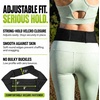 Running Belt & Money Belt, 3 Zipper Pockets + Bottle Holder(Small)