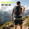 Simptech 360° Ultra-Thin Running Belt Bag- Honeycomb Breathable Fanny Pack for Men Women, Lightweight 98g Fitness Waist Phone Holder Pouch for Hiking Cycling Travel Jogging Workout (New Black)(New Black)