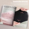 Slim Invisible Running Belt, Breathable Large Capacity Mesh Pouch(Black)