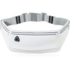 Slim Running Belt Fanny Pack, Phone Holder Waist Pack Money Belt – Black(White)
