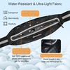 Slim Running Belt, Water Resistant Fanny Pack for Men Women Black(01 – Black)
