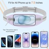 Slim Running Belt, Water Resistant Fanny Pack for Men Women Black(04 – Light Purple)