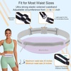 Slim Running Belt, Water Resistant Fanny Pack for Men Women Black(04 – Light Purple)