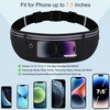 Slim Running Belt, Water Resistant Fanny Pack for Women Men, Black(01-Black)