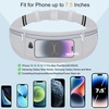 Slim Running Belt, Water Resistant Fanny Pack for Women Men, Black(04 – Grey)