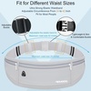 Slim Running Belt, Water Resistant Fanny Pack for Women Men, Black(04 – Grey)