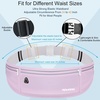 Slim Running Belt, Water Resistant Fanny Pack for Women Men, Black(05-Purple)