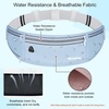 Slim Running Belt, Water Resistant Fanny Pack for Women Men, Black(08-Baby Blue)