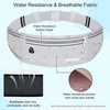 Slim Running Belt, Water Resistant Fanny Pack for Women Men, Black(09-Light Grey)