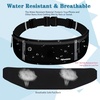 Slim Running Belt, Water Resistant Fanny Pack for Women Men, Black(10 – Pure Black)