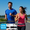 Slim Running Belt Women Men, Bounce Free Fanny Pack Phone Holder(Dark Grey)