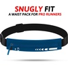 Slim Running Belt Women Men, Bounce Free Fanny Pack Phone Holder(Navy Blue)