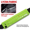 Slim Running Belt Women Men, Bounce Free Fanny Pack Phone Holder(Neo Green)