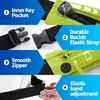 Slim Running Belt Women Men, Bounce Free Fanny Pack Phone Holder(Yellow)