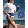 WATERFLY Running Belt Fanny Pack: RFID Anti-Theft for Travel(Blue)