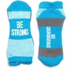 Gone For a Run Motivational Ankle Running Socks – Affirmation Runners Gifts(Be Strong)