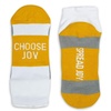 Gone For a Run Motivational Ankle Running Socks – Affirmation Runners Gifts(Choose Joy (Yellow))
