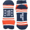 Gone For a Run Motivational Ankle Running Socks – Affirmation Runners Gifts(Land That I Love)