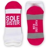 Gone For a Run Motivational Ankle Running Socks – Affirmation Runners Gifts(Sole Sister (Fuchsia))