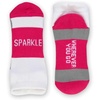 Gone For a Run Motivational Ankle Running Socks – Affirmation Runners Gifts(Sparkle (Fuschia))