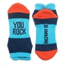 Gone For a Run Motivational Ankle Running Socks – Affirmation Runners Gifts(You Rock)