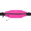 Running Belt Fanny Pack Men and Women Slim Running Bag Money Belt(Bright Red)