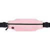 Running Belt Fanny Pack Men and Women Slim Running Bag Money Belt(Peach)