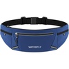 WATERFLY Running Belt Fanny Pack: RFID Anti-Theft for Travel(Blue)