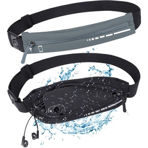 2 PCS Slim Running Belt for Women Men Fanny Pack Running Phone Holder
