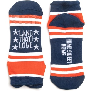 Gone For a Run Motivational Ankle Running Socks – Affirmation Runners Gifts(Land That I Love)