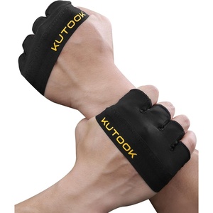KUTOOK Weight Lifting Gloves for Women Gym Workout Gloves with Palm Protection & Extra Grip Breathable Exercise Gloves for Men Fitness(Black)