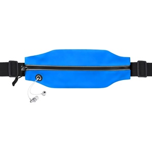Running Belt Fanny Pack Men and Women Slim Running Bag Money Belt(Bright Blue)