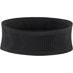 Slim Invisible Running Belt, Breathable Large Capacity Mesh Pouch(Black)
