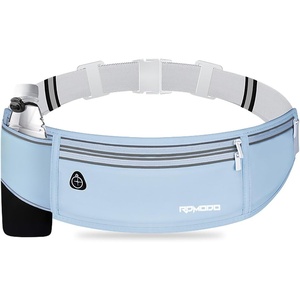 Slim Running Belt, Water Resistant Fanny Pack for Women Men, Black(08-Baby Blue)