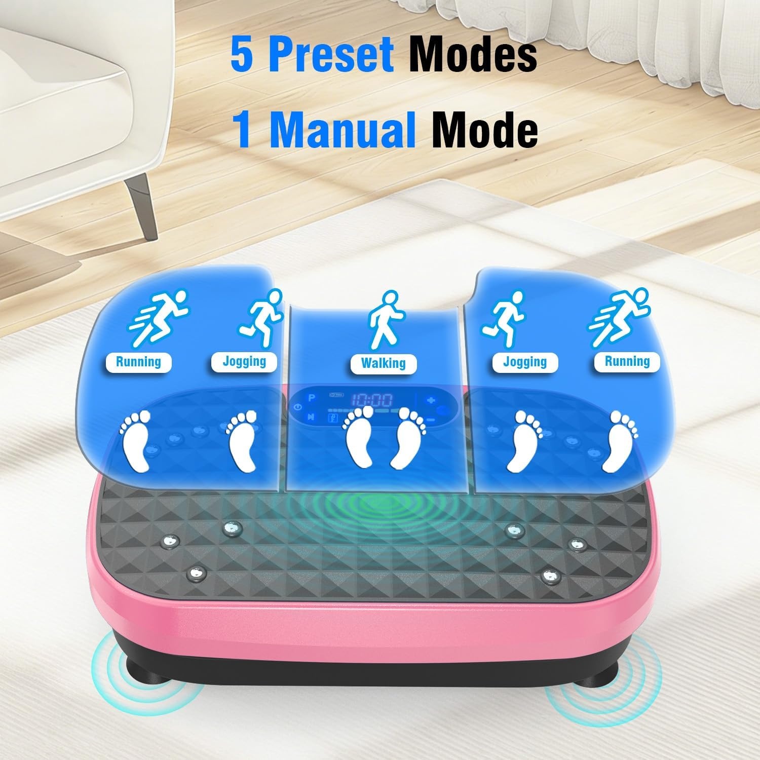 image:imageAXV Vibration Plate Fitness Platform Exercise Machine Body Vibrating BoardPINK