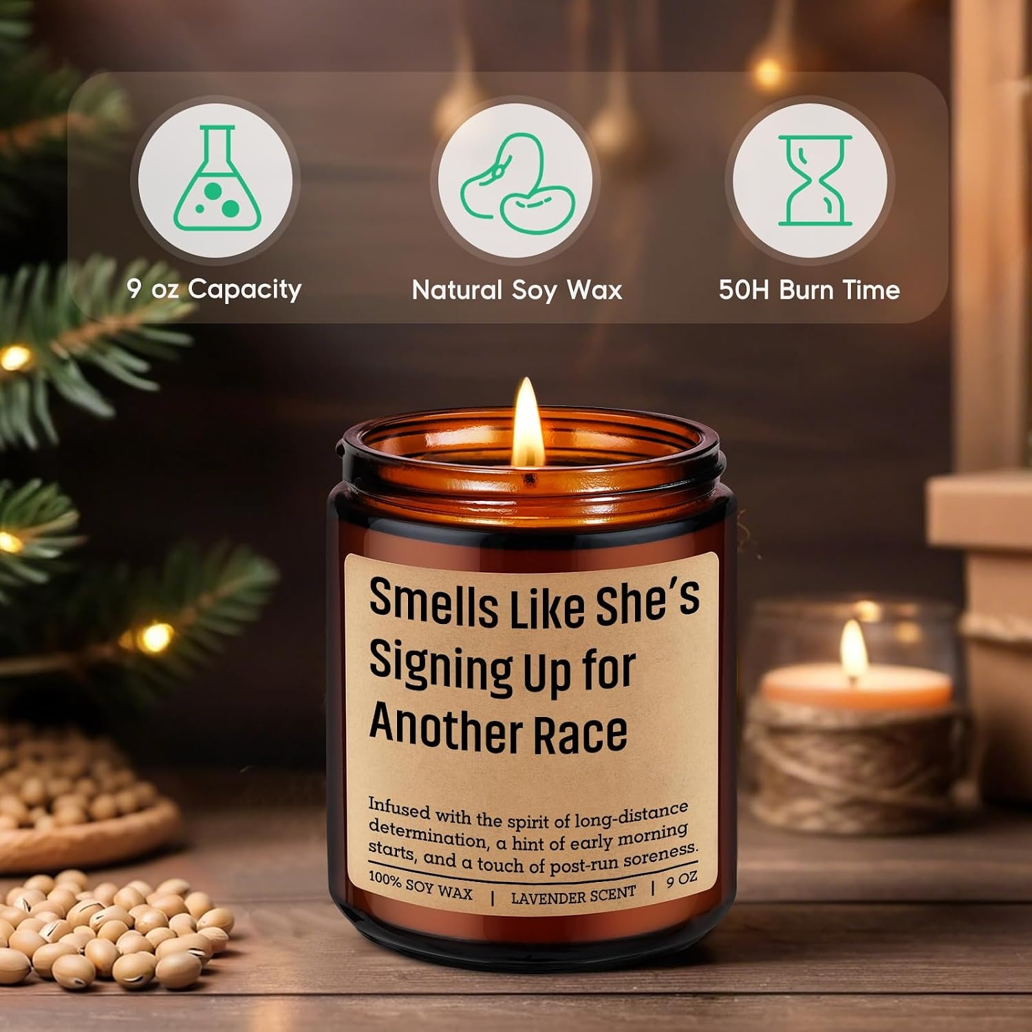 image:imageGSPY Candle Gifts for Runners Running Accessories for Women Female Girl